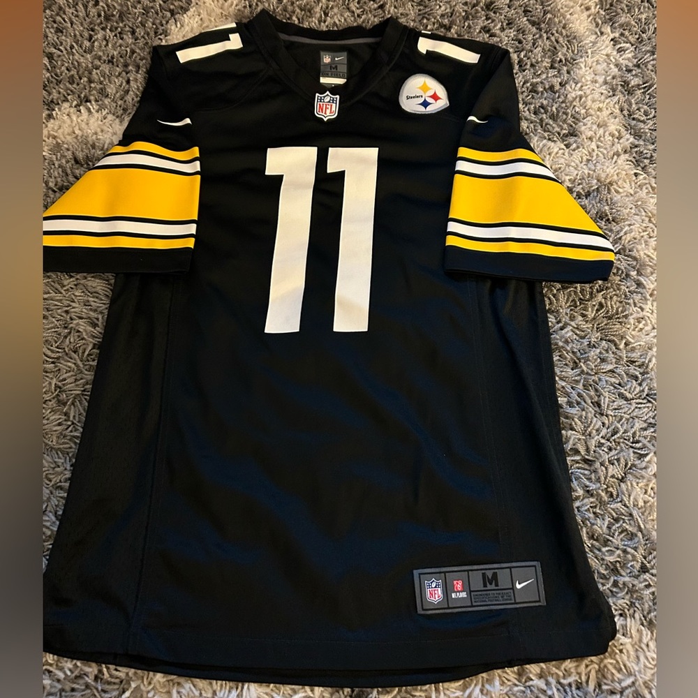 Pittsburgh Steelers Chase Claypool Nike Black Game Jersey Adult Medium